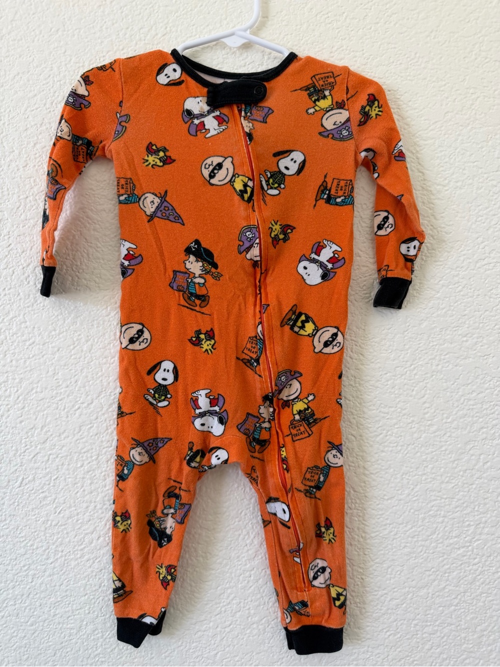 Peanuts Footless zipper Pajama